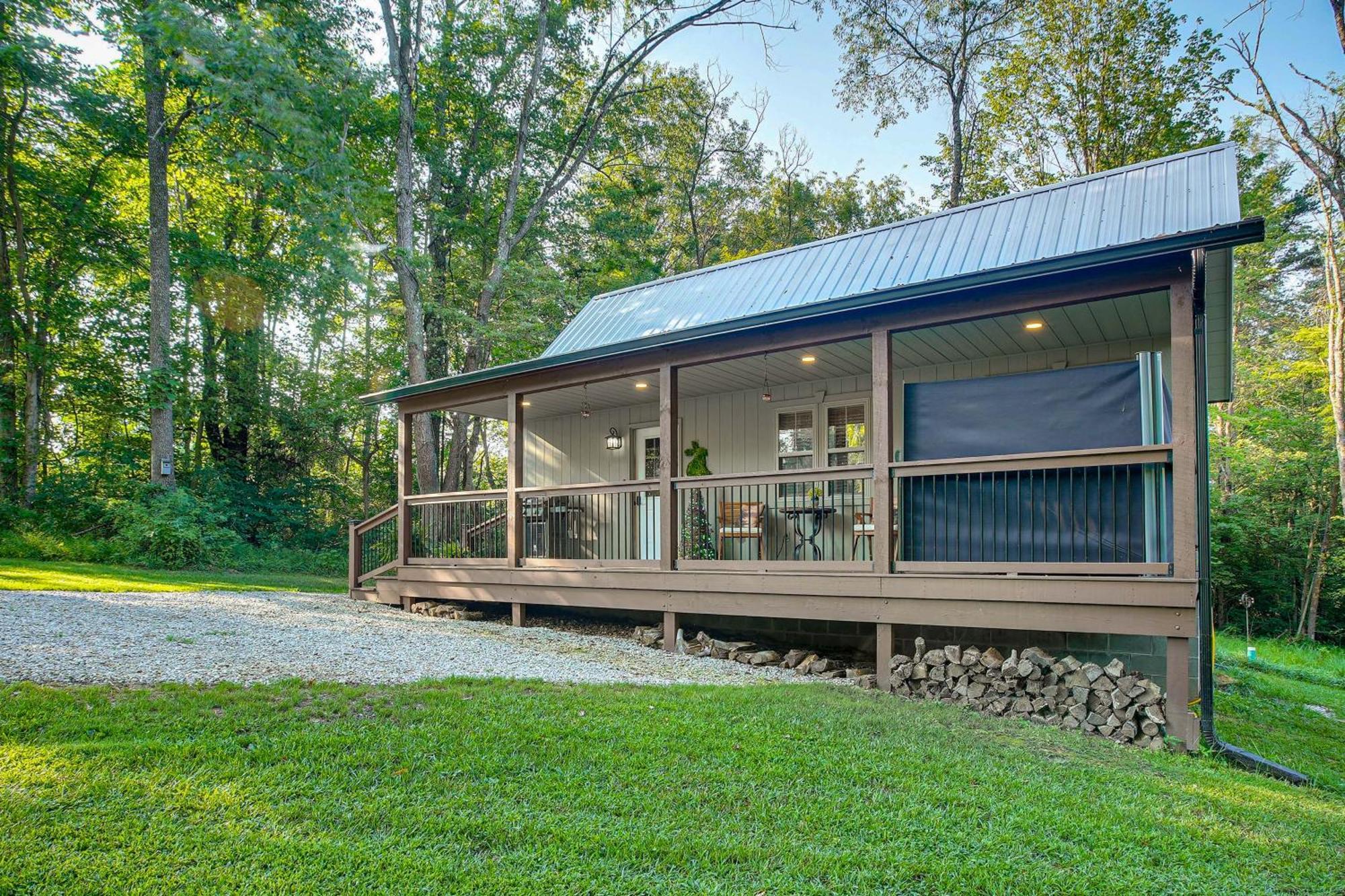 Idyllic Cabin In The Heart Of Hocking Hills Rockbridge Luaran gambar
