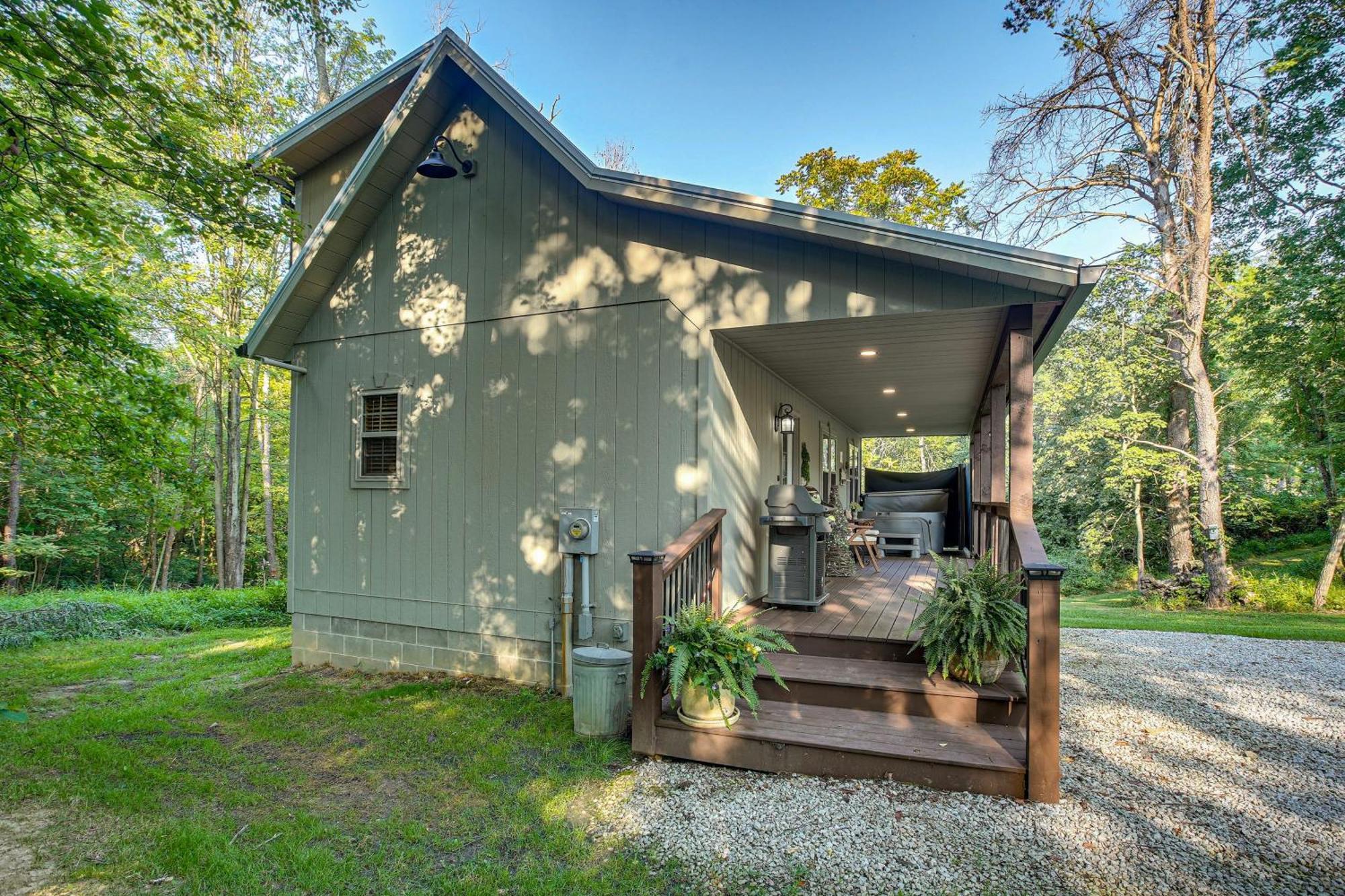 Idyllic Cabin In The Heart Of Hocking Hills Rockbridge Luaran gambar