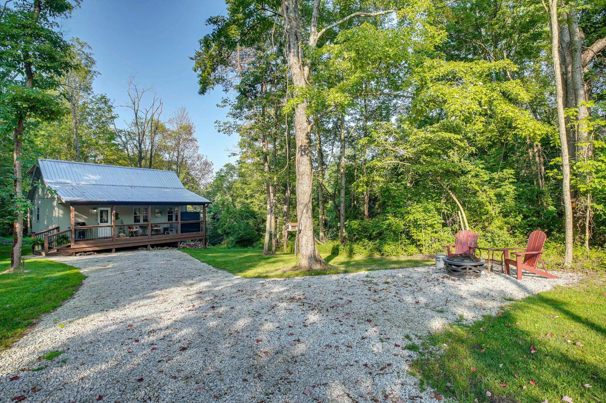 Idyllic Cabin In The Heart Of Hocking Hills Rockbridge Luaran gambar